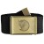 Ремень Fjallraven Canvas Brass Belt 4 см black