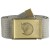 Ремень Fjallraven Canvas Brass Belt 4 см fog