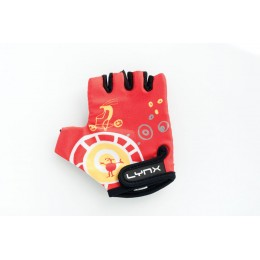 Велоперчатки Lynx Kids red