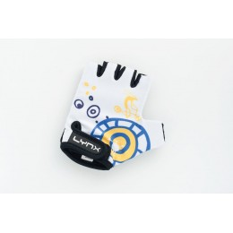 Велоперчатки Lynx Kids white
