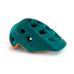 Шлем велосипедный MET Terranova CE alpine green/orange matt glossy