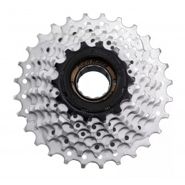 Трещотка инд. Sun Race M2A 6-k 14-28T nickel/black Трещотка инд. Sun Race M2A 6-k 14-28T nickel/black