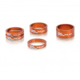 Проставочные кольца, XLC AS-A02, 1 1/8", оранжевые