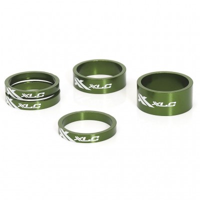 Проставочные кольца, XLC AS-A02, 1 1/8" зеленые - фото 13000