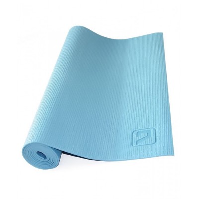 Килимок для йоги LiveUp PVC Yoga Mat blue - фото 29652