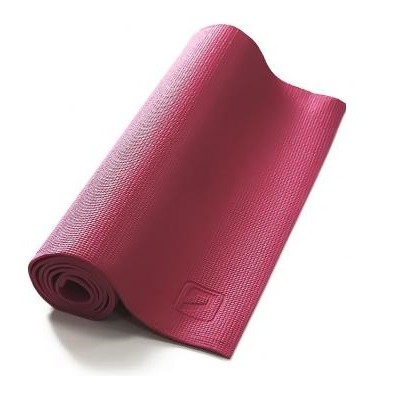 Килимок для йоги LiveUp PVC Yoga Mat pink - фото 12276