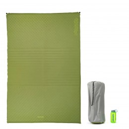 Самонадувающийся двухместный коврик Pinguin Nomad 50 Double Khaki