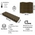 Сидушка складная Tribe Seat Mat T-BD-0003 brown