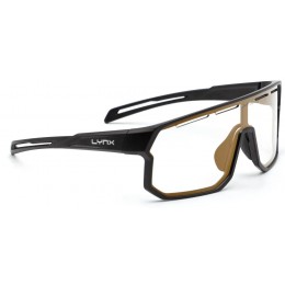 Очки Lynx Bismarck PH B matt black/smoke photochromic with gold revo Очки Lynx Bismarck PH B matt black/smoke photochromic with gold revo