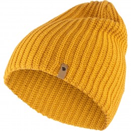 Шапка Fjallraven Ovik Melange Beanie mustard yellow