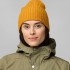 Шапка Fjallraven Ovik Melange Beanie mustard yellow