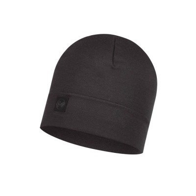 Шапка Buff Heavyweight Merino Wool Loose Hat solid black - фото 26705