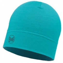 Шапка Buff Midweight Merino Wool Hat solid turquoise (BU 113027.789.10.00)