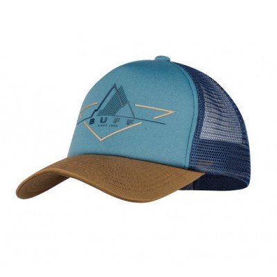 Кепка Buff Trucker Cap brak stone blue 122599.754.10.00 - фото 22840