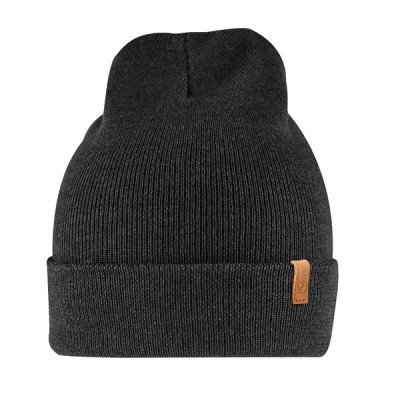 Шапка Fjallraven Classic Knit Hat dark black - фото 21760