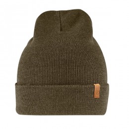 Шапка Fjallraven Classic Knit Hat dark olive