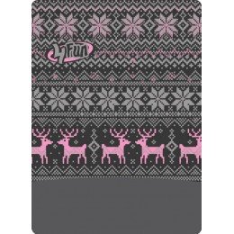 Мультифункциональная повязка 4FUN AW Polartec48 winter deer pink ﻿
