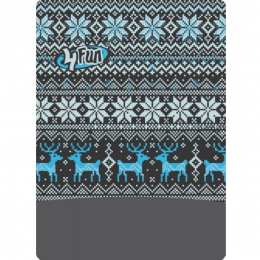 Мультифункциональная повязка 4FUN AW Polartec47 winter deer blue ﻿