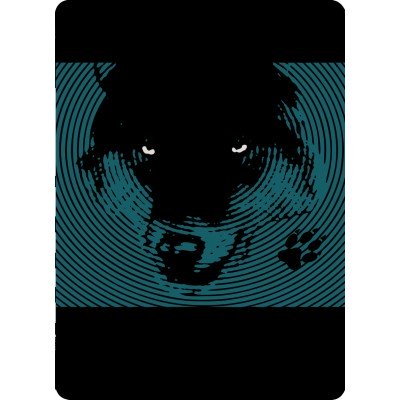 Мультифункциональная повязка 4Fun AW Polartec Reversible wolf trace black - фото 17018