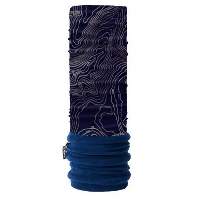 Мультифункциональная повязка 4Fun AW Polartec levels navy/dark blue - фото 27225