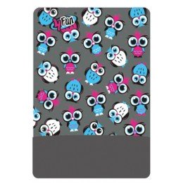 Мультифункциональная повязка 4Fun Polartec Kid owl grey