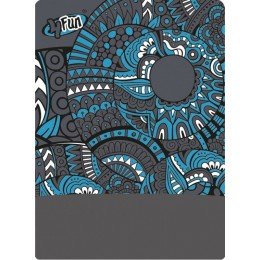 Мультифункциональная повязка 4Fun AW Polartec ornament grey