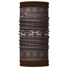 Мультифункциональная повязка 4Fun Reversible deer brown