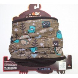 Мультифункциональная повязка 4Fun Reversible Kids garden brown