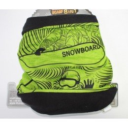 Мультифункциональная повязка 4Fun Reversible green board