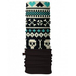 Мультифункціональна пов'язка 4Fun Polartec skull blue Мультифункціональна пов'язка 4Fun Polartec skull blue