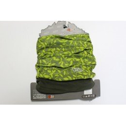 Мультифункциональная повязка 4Fun Polartec leaves green