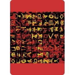 Мультифункціональна пов'язка 4Fun Reversible Aborygen Word red Мультифункціональна пов'язка 4Fun Reversible Aborygen Word red