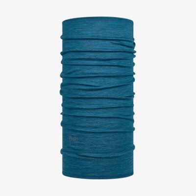 Мультифункциональная повязка Buff Lightweight Merino Wool solid dusty blue - фото 24138