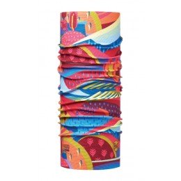 Мультифункциональная повязка Buff Junior High UV colourful mountains multi
