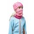 Мультифункциональная повязка Buff Child Polar Buff butterfly pink