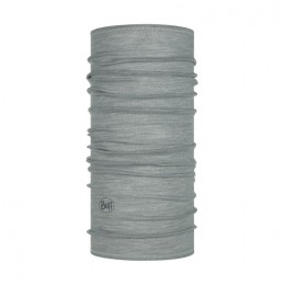 Мультифункциональная повязка Buff Lightweight Merino Wool solid light grey