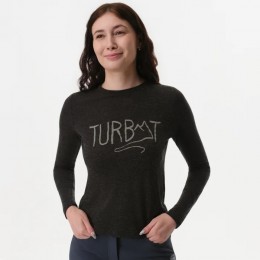 Футболка женская Turbat Magic Logo LS caviar 