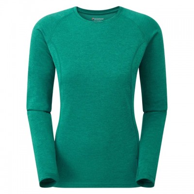 Футболка Montane Female Dart Long Sleeve T-Shirt wakame green - фото 27711