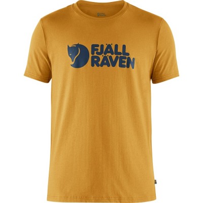 Мужская футболка Fjallraven Logo T-shirt ochre - фото 29832