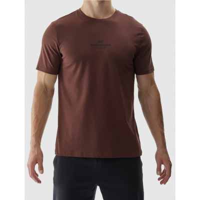 Чоловіча футболка 4F Tshirt M1585 dark brown - фото 29610