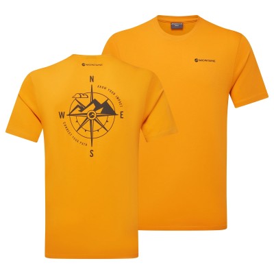 Футболка Montane Impact Compass T-Shirt flame orange - фото 28626