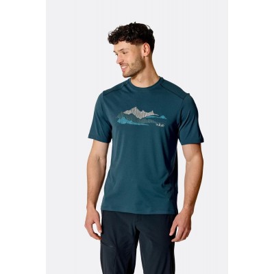 Футболка Rab Force Aspect Tee QCC-48 tempest blue - фото 32228