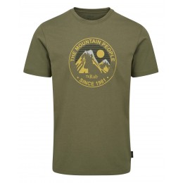 Мужская футболка Rab Stance Alpine Peak light khaki