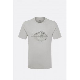 Чоловіча футболка Rab Crimp Reflection Tee Light Zinc