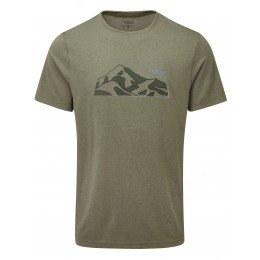 Футболка Rab Mantle Mountain Tee Light khaki Футболка Rab Mantle Mountain Tee Light khaki