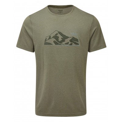Футболка Rab Mantle Mountain Tee Light khaki - фото 27191