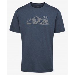 Футболка Rab Mantle Mountain Tee tempest blue