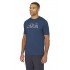 Футболка Rab Mantle Mountain Tee tempest blue