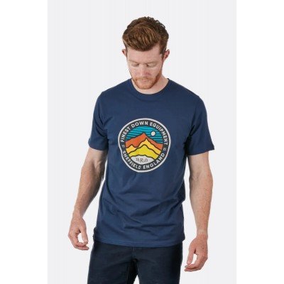 Футболка мужская Rab Stance 3 Peaks SS Tee deep ink - фото 27192