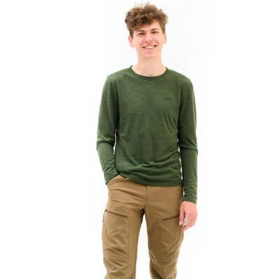 Мужская футболка Turbat Cozy LS Mns kombu green - фото 30351